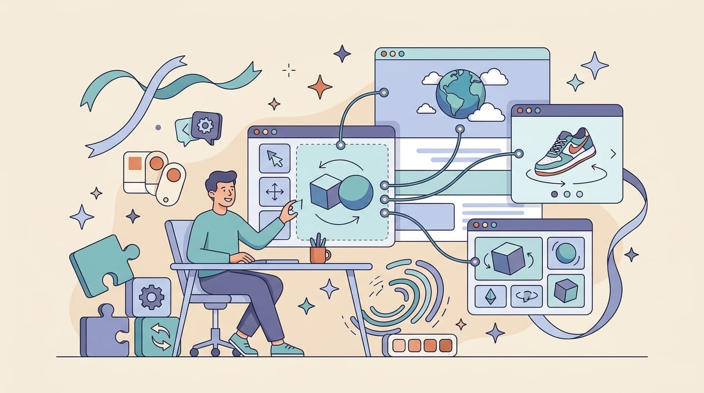 How to Add Three.js 3D to Your Site Without Coding in 2026