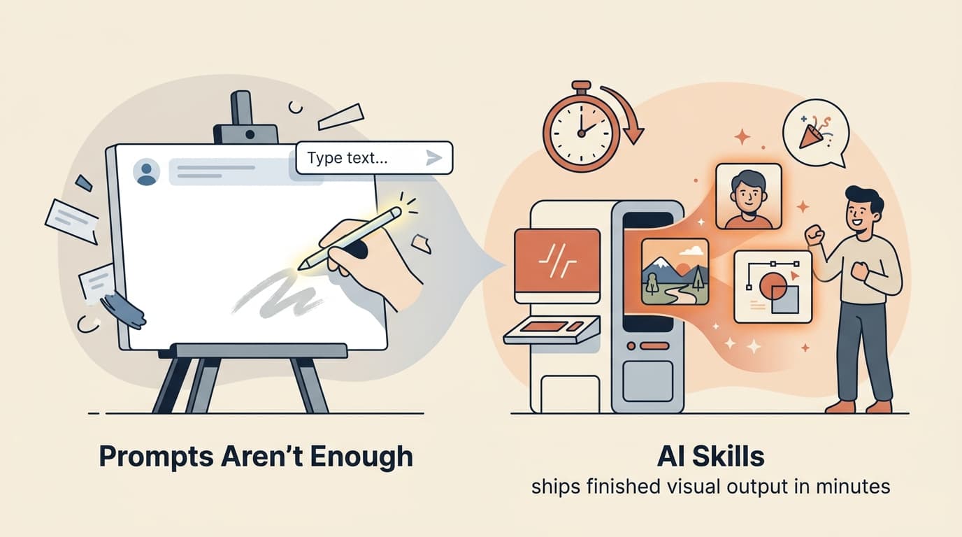 AI Skills vs ChatGPT: Why Prompts Aren't Enough in 2026