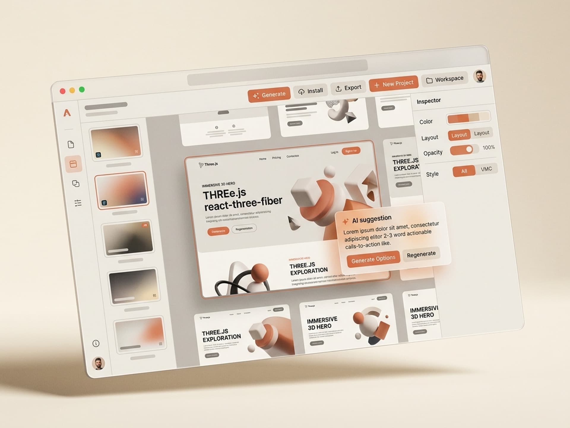 Pinakamahusay na mga Kasanayan sa AI para sa 3D Hero Sections sa mga Landing Page 2026 - Vibe Skills preview