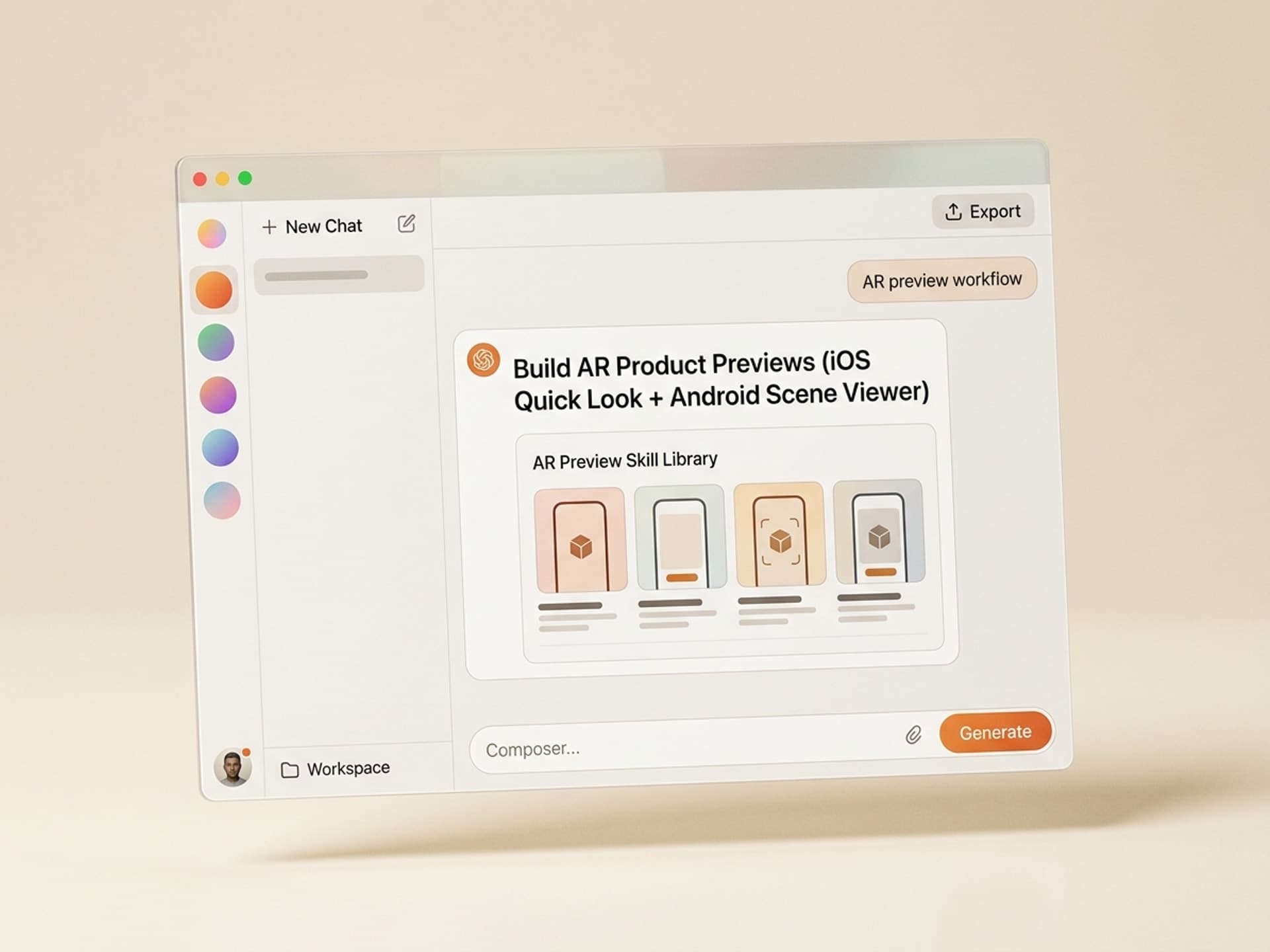 Keahlian AI Paling Apik kanggo Pratinjau Produk AR ing 2026 - Vibe Skills preview