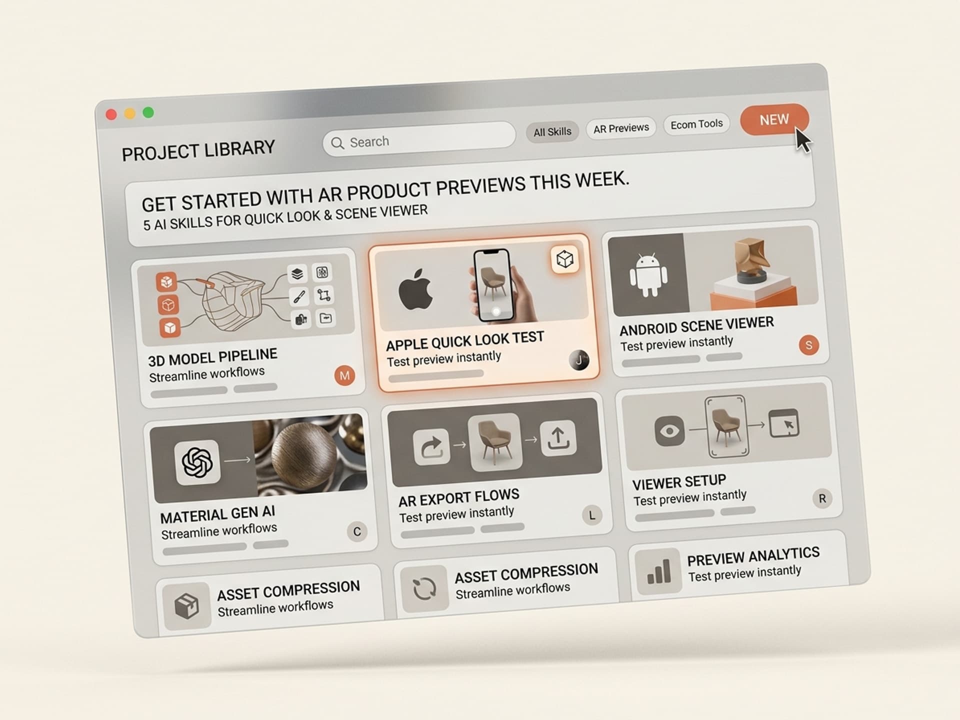 Keahlian AI Paling Apik kanggo Pratinjau Produk AR ing 2026 - Vibe Skills preview