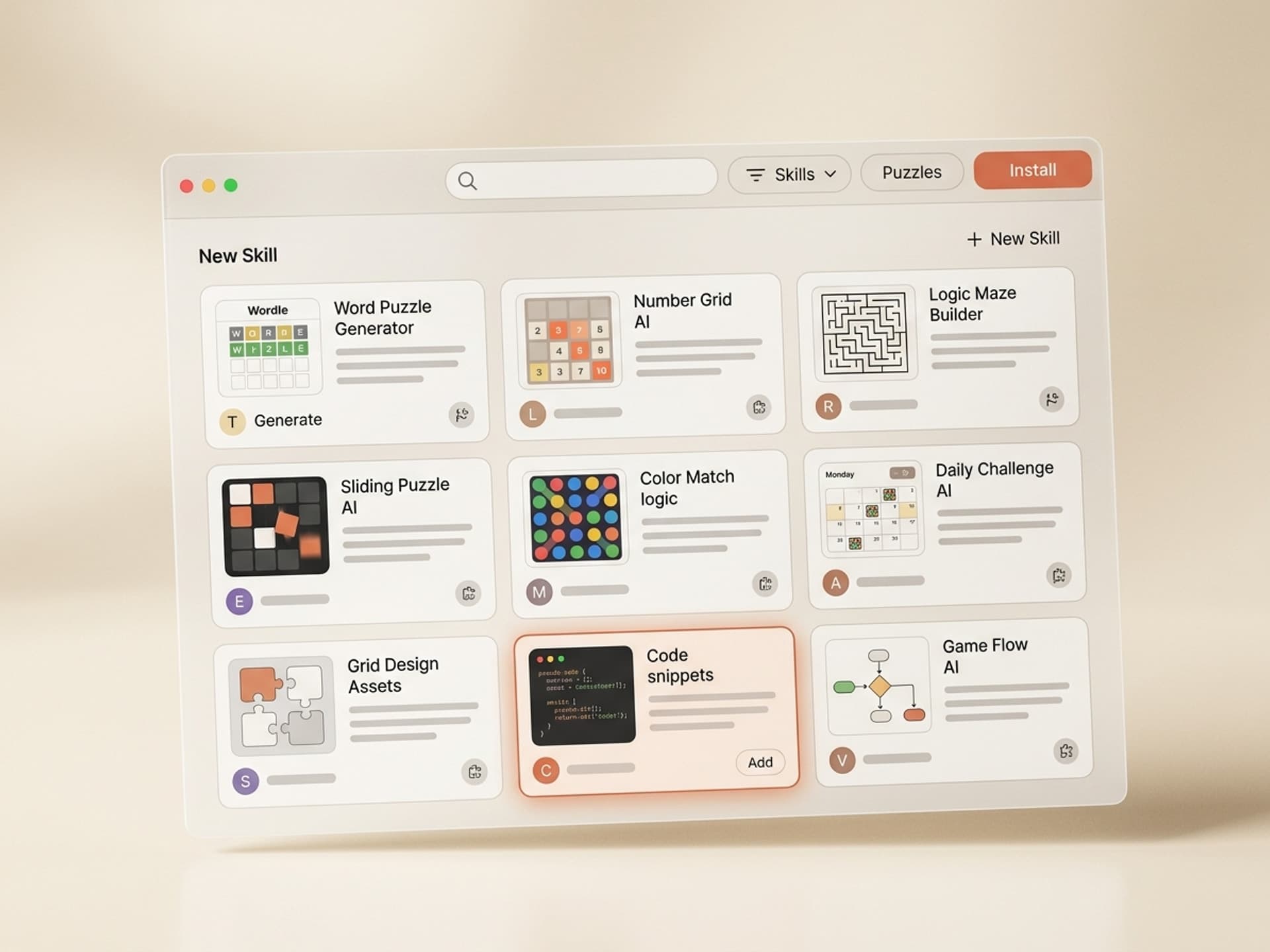 Bästa AI-färdigheter för design av webbläsar-pusselspel 2026 - Vibe Skills preview