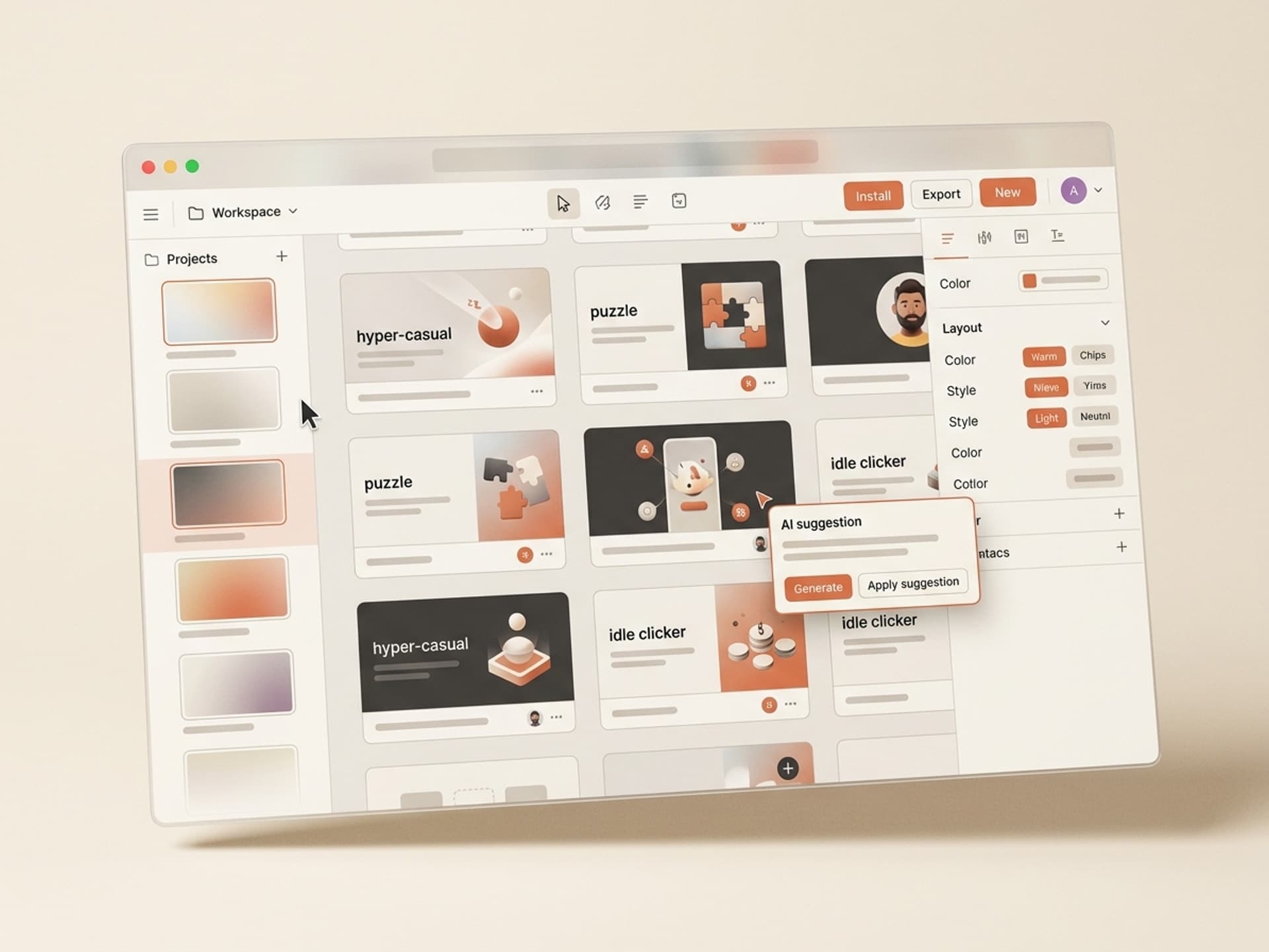 2026년 캐주얼 모바일 게임 콘셉트를 위한 최고의 AI 기술 - Vibe Skills preview