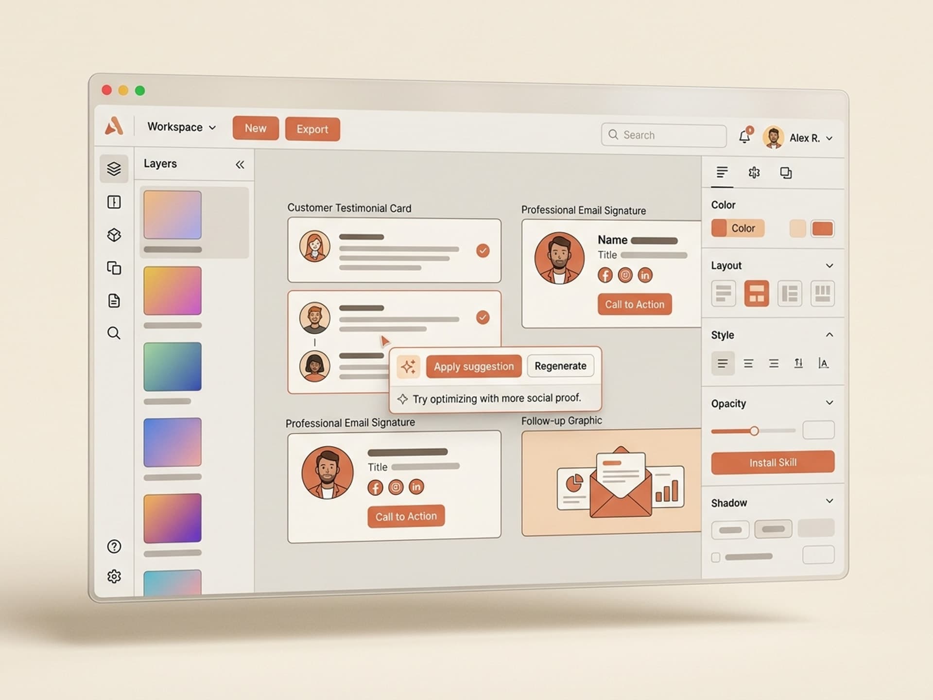 Ubumenyi bwiza bwa AI bwo Gushushanya Imeli zo Kwakira Abantu mu 2026 - Vibe Skills preview