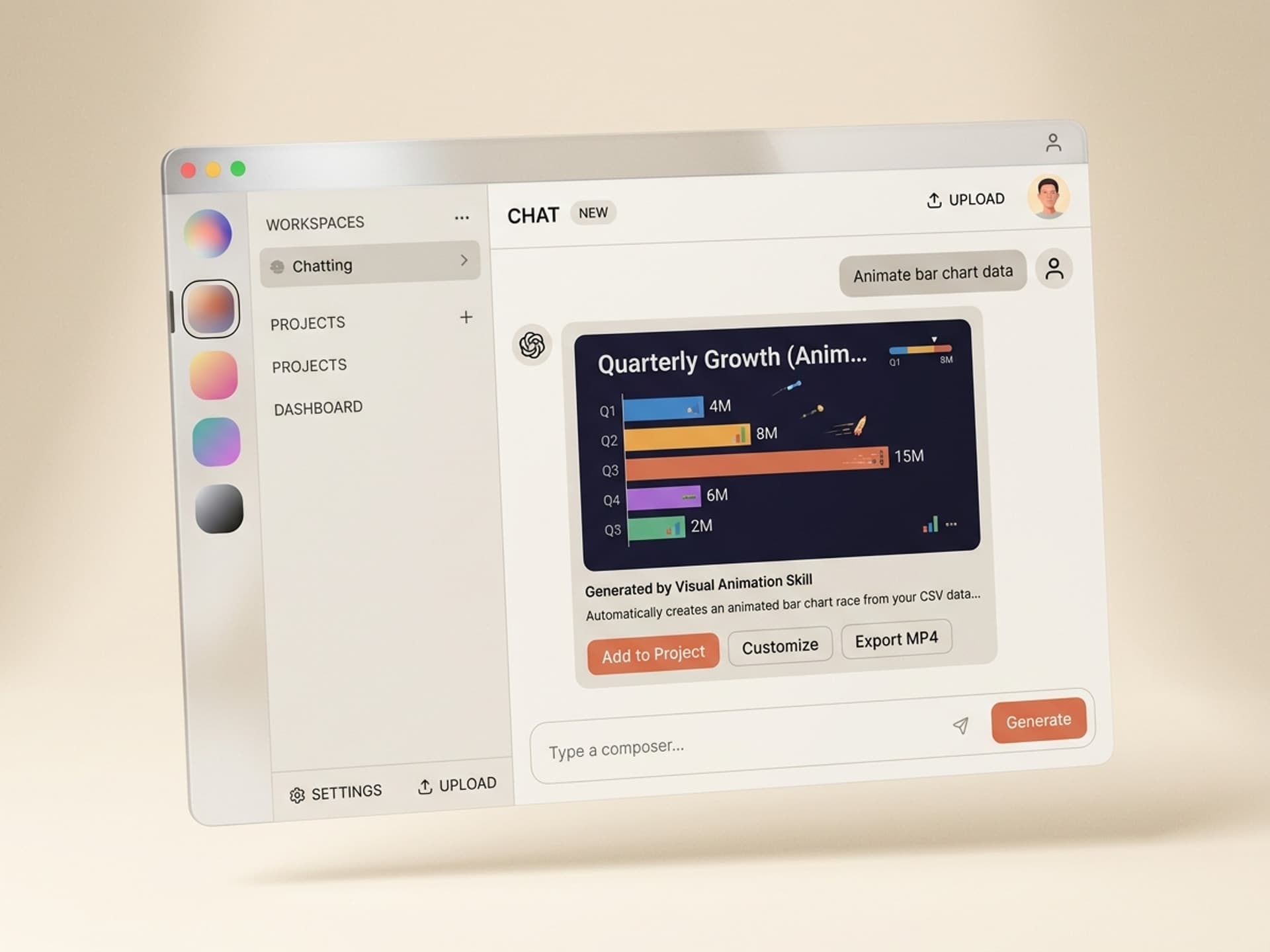 Mejores habilidades de IA para animaciones de visualización de datos en 2026 - Vibe Skills preview