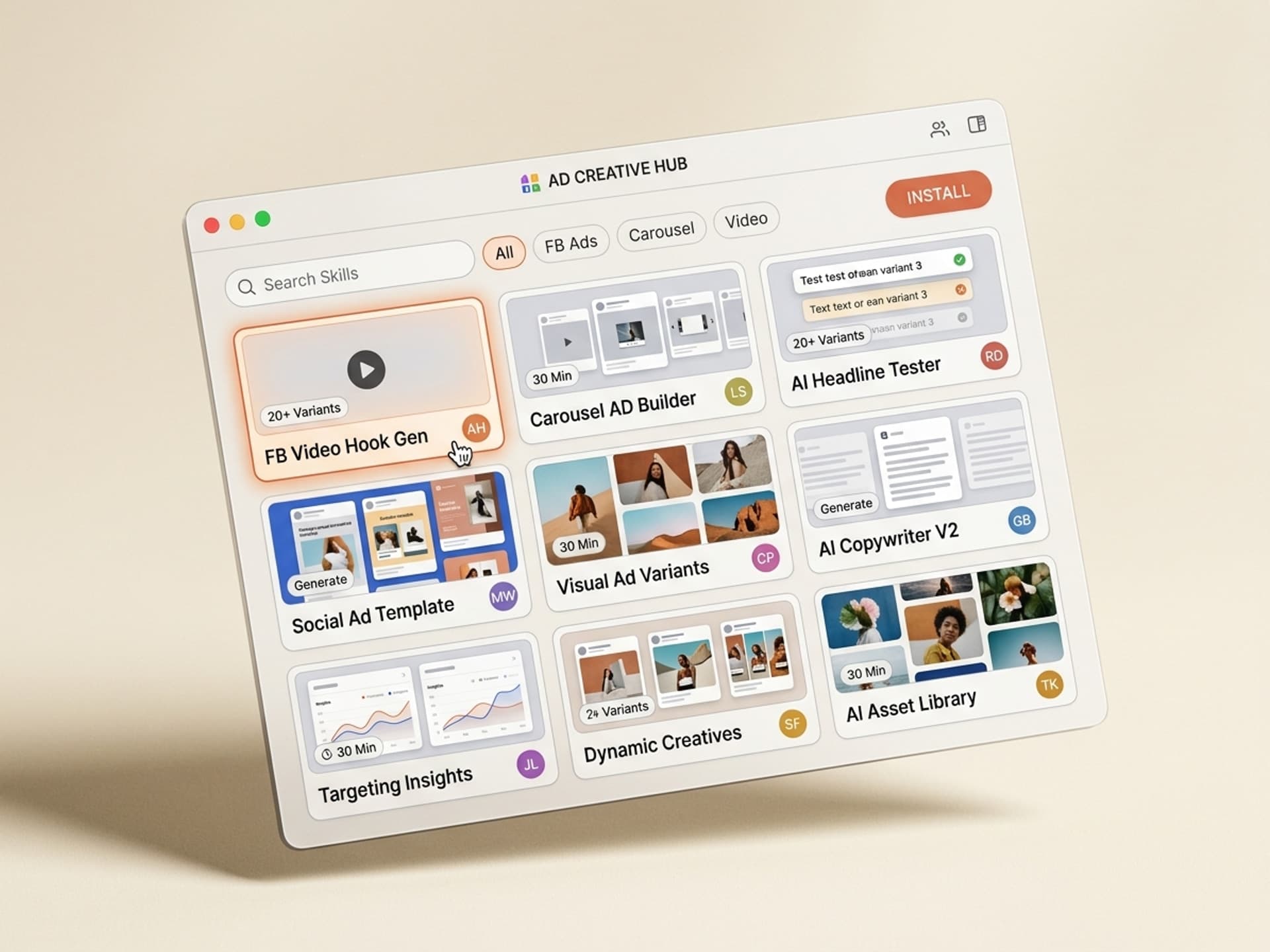 Pinakamahusay na Kakayahan sa AI para sa Malikhaing Ads sa Facebook sa 2026 - Vibe Skills preview