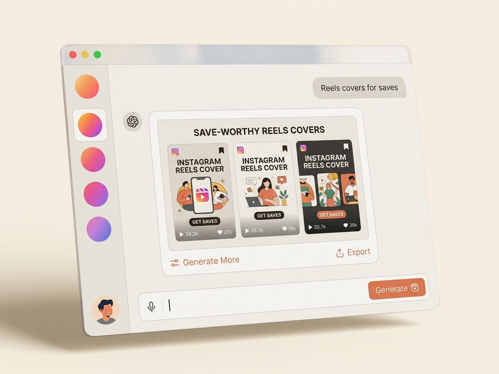 Instagram Reels мукабалары үчүн эң мыкты AI жөндөмдөрү, алар сакталат - Vibe Skills preview