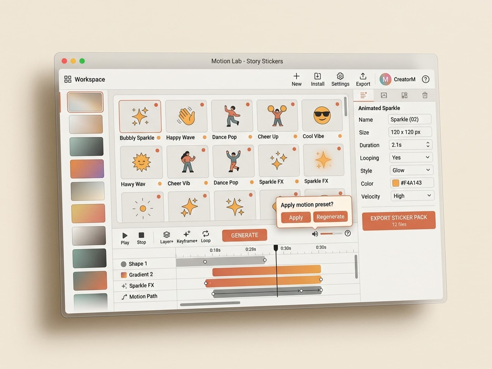 ለ Instagram Story ተለጣፊዎች ምርጥ የ AI ችሎታዎች በ2026 - Vibe Skills preview