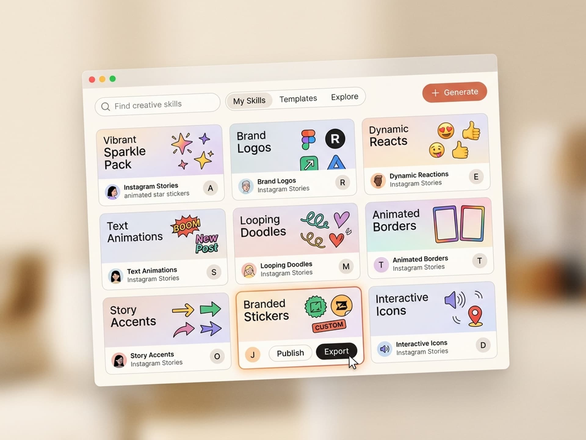 ለ Instagram Story ተለጣፊዎች ምርጥ የ AI ችሎታዎች በ2026 - Vibe Skills preview