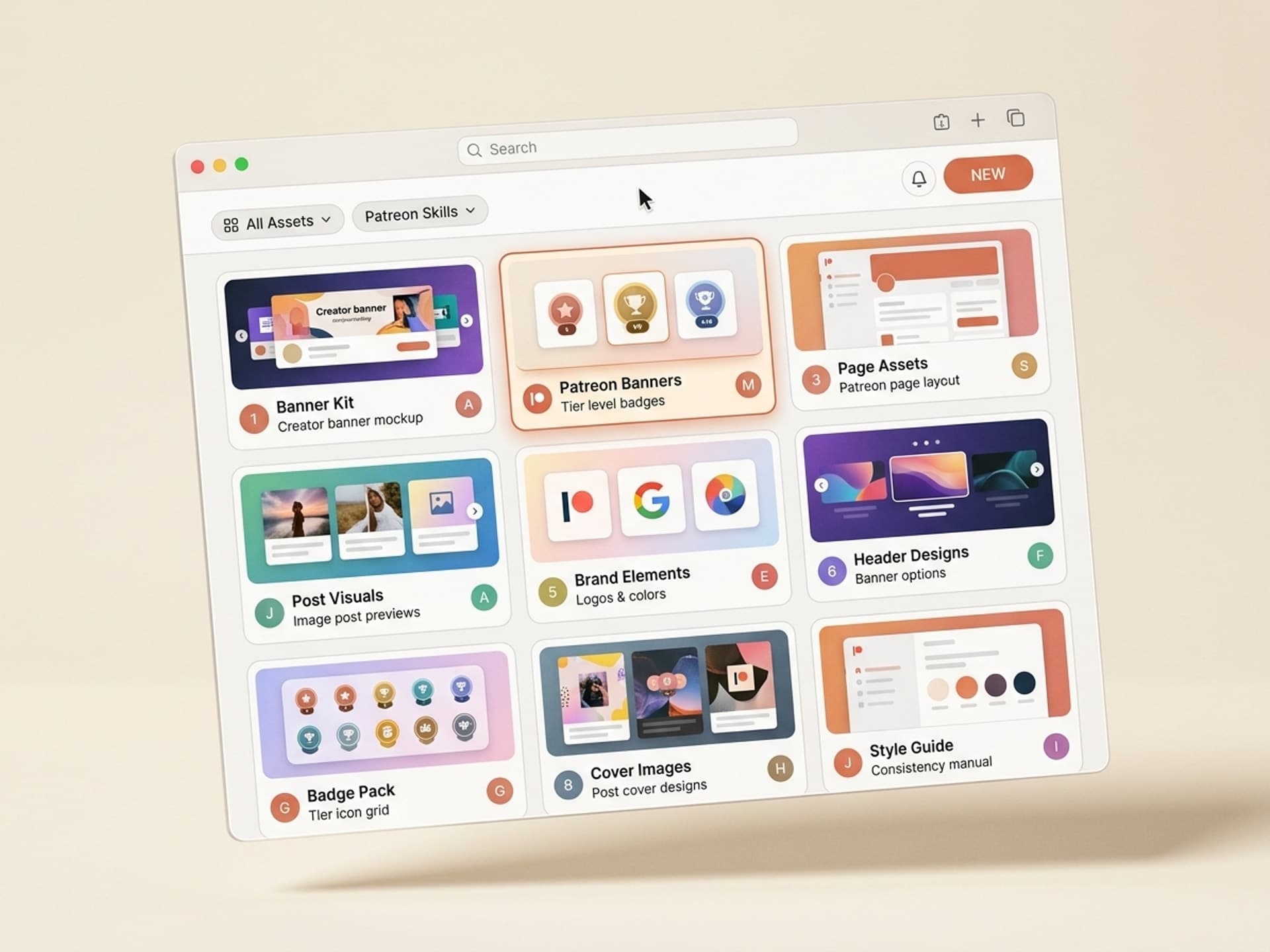 Melhores Habilidades de IA para Banners e Visuais de Nível do Patreon - Vibe Skills preview
