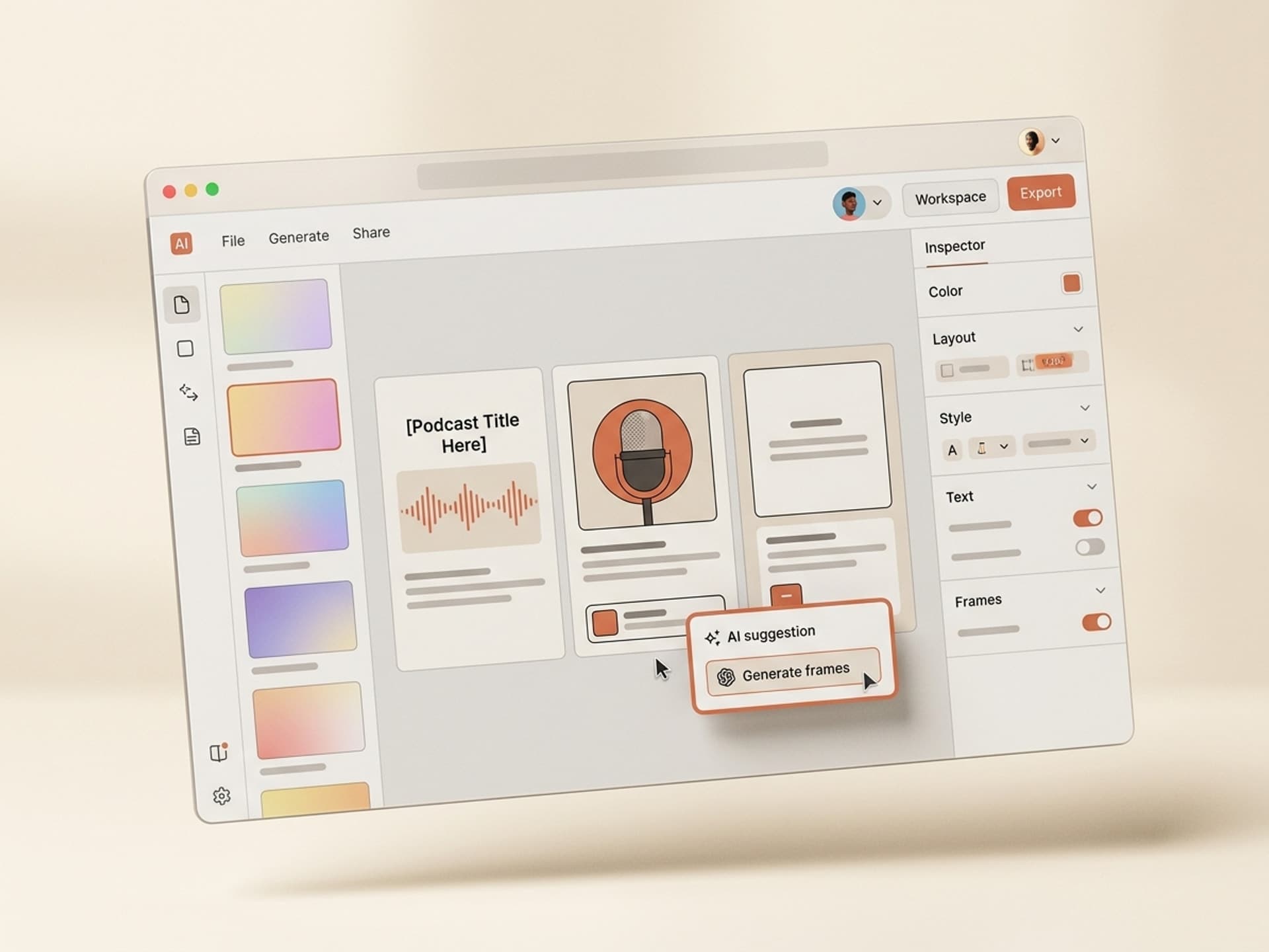 Mjetet më të mira të AI për kartat sociale të klipeve të podkasteve në 2026 - Vibe Skills preview