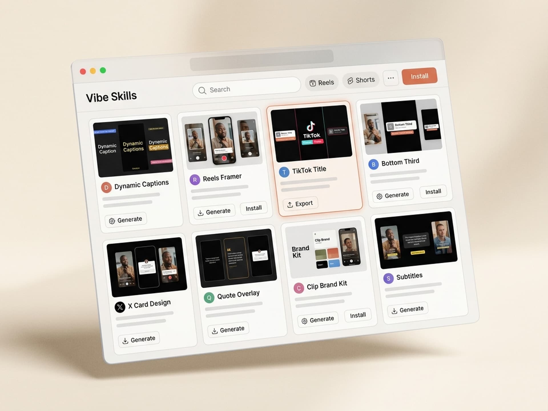 Mjetet më të mira të AI për kartat sociale të klipeve të podkasteve në 2026 - Vibe Skills preview