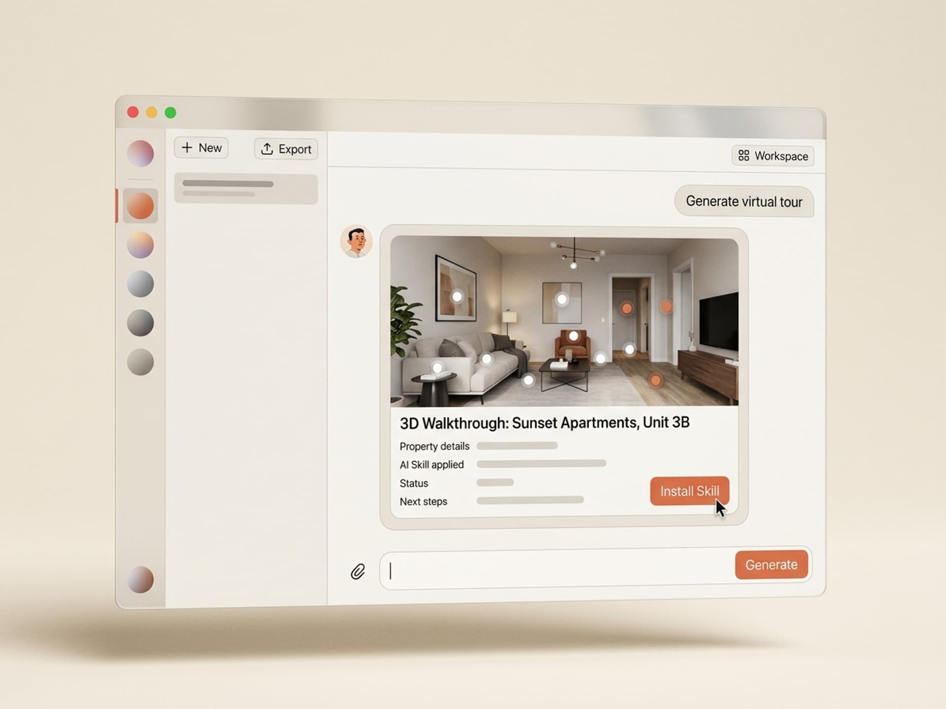 Лучшие навыки ИИ для виртуальных туров по недвижимости в 2026 году - Vibe Skills preview