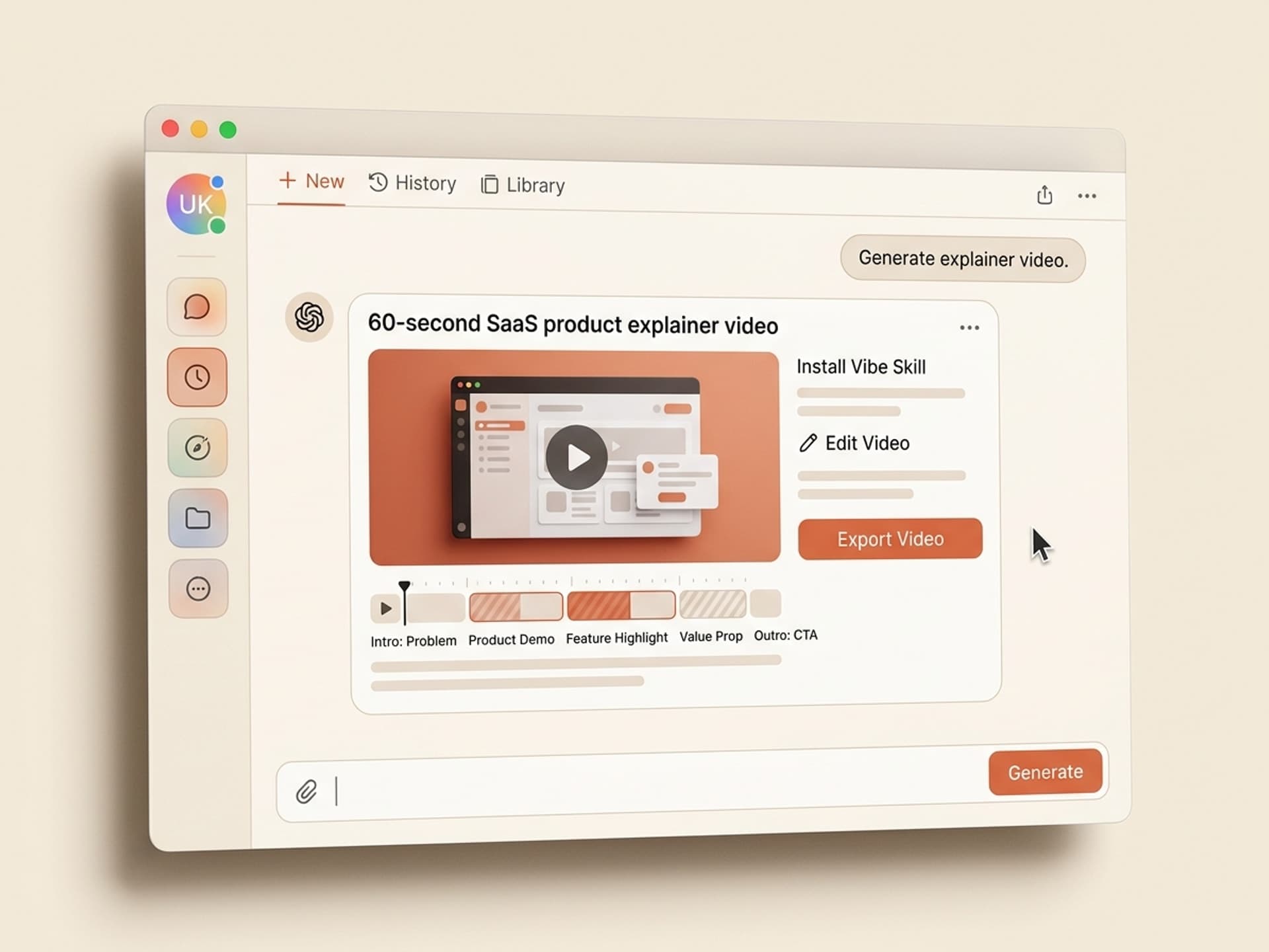 Kemahiran AI Terbaik untuk Video Penjelas SaaS pada tahun 2026 - Vibe Skills preview