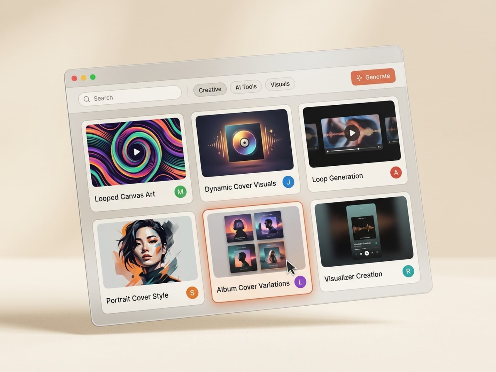 ทักษะ AI ที่ดีที่สุดสำหรับงานศิลปะ Spotify Canvas และภาพปก - Vibe Skills preview